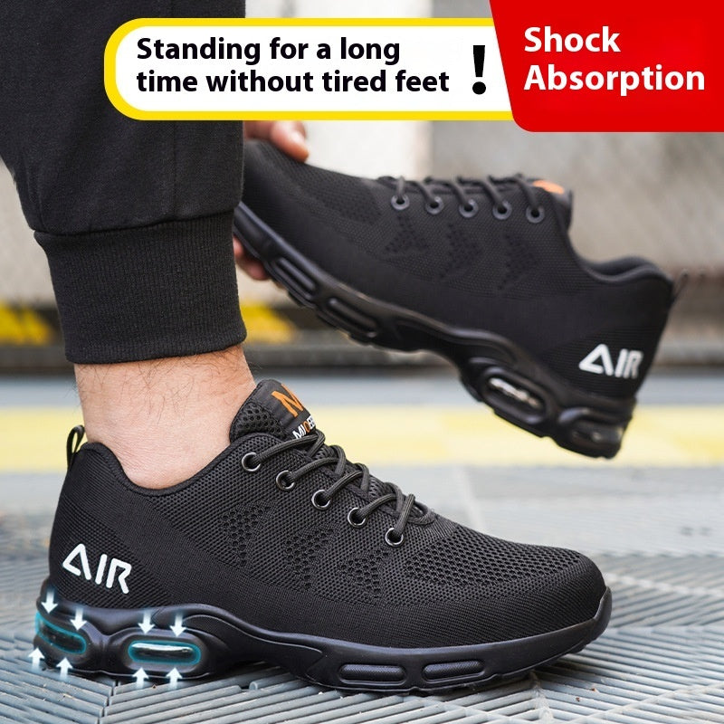 Anti-smashing And Anti-penetration Four Seasons Soft Breathable Work Shoes