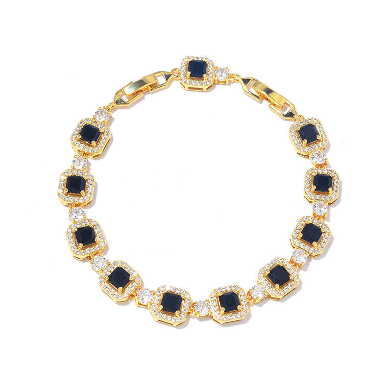 Adjustable Color Zircon Bracelet For Women